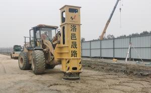 高速公路改擴建加寬，高速液壓夯實機施工案例